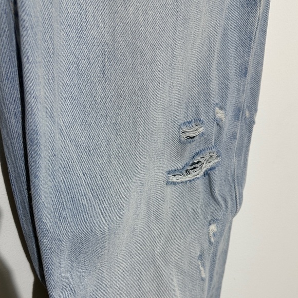 Zara Light Blue Straight Leg Jeans - Picture 5 of 12
